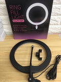 LED Ring Fill Light with Mobile Phone Holder | USB-Powered Makeup, Selfie, TikTok & Video Light