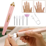 Rechargeable Electric Nail Finishing Tool – Salon Nail Buffer & Polisher