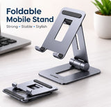 Foldable Adjustable Aluminum Mobile & Tablet Stand