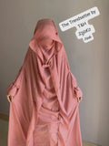 Trendsetter Saudi Jilbab Abaya for Women | Modest Islamic Prayer Dress