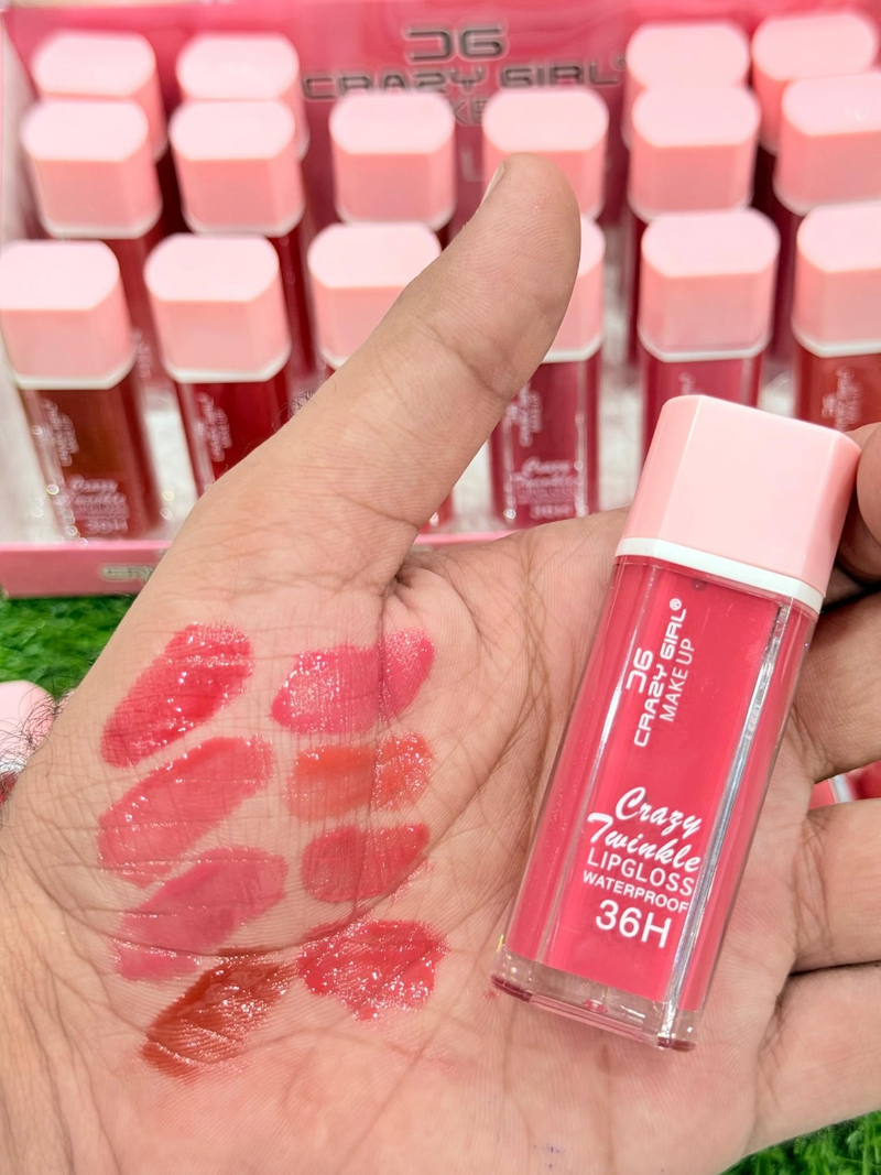 Crazy Girl Glossy Lip Gloss – Waterproof 36H Lip Gloss