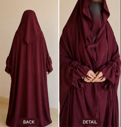 Trendsetter Jilbab Abaya for Women – Premium Soft Fabric Islamic Prayer Dress