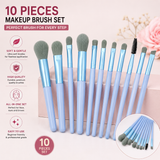 Professional 8-Piece Makeup Brush Set – Soft Cosmetic Brushes for Face, Eyes & Lips