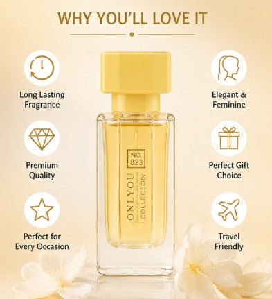 ONLYOU No. 823 Eau De Parfum for Women – Long Lasting Floral Perfume 30ml