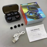 Wireless Bluetooth TWS Earbuds with Digital Display Charging Case