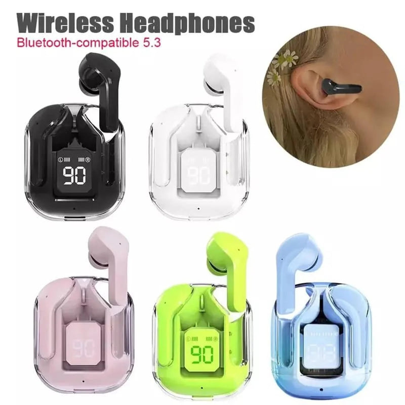 Wireless Bluetooth 5.3 Earbuds with Digital Display Charging Case