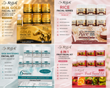 Rija Gold Facial Kit – 6 Step 24K Gold Facial Care Set