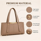Women’s Premium Tote Bag – Elegant PU Leather Shoulder Handbag, Large Capacity Office & Casual Purse