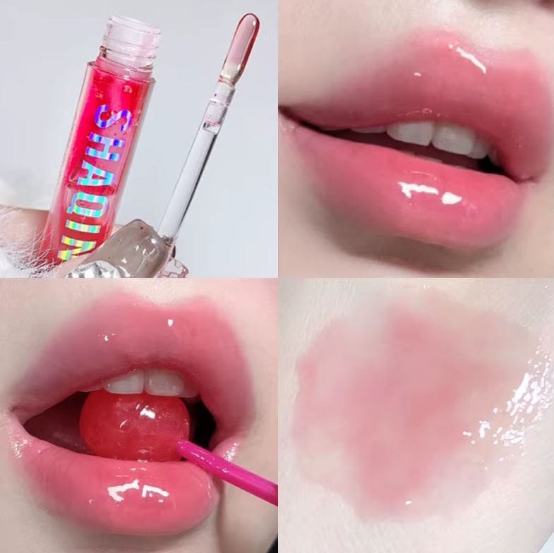 Shaqinuo Lip Oil 4-Piece Set – Hydrating Lip Gloss & Shine