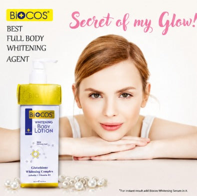 Biocos Whitening Body Lotion with Glutathione – Brightening & Moisturizing Body Lotion