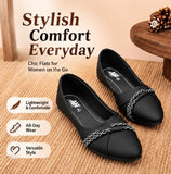 Women’s Ballet Flats with Braided Detail | Stylish Flat Shoes
