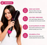 One Step Hot Air Brush Hair Dryer & Volumizer – 4-in-1 Hair Dryer & Styler