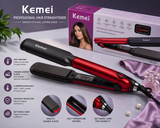 Kemei Professional Hair Straightener – Fast Heating Ceramic Hair Styling Iron