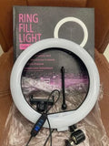 LED Ring Fill Light with Mobile Phone Holder | USB-Powered Makeup, Selfie, TikTok & Video Light