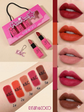 Kevin & Coco Matte Lipstick 5 Pcs Pack – Long-Lasting Matte Lip Color Set