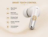 Buds Pro 14 Wireless Bluetooth Earbuds with ANC/ENC Noise Cancellation & Type-C Charging