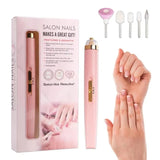 Rechargeable Electric Nail Finishing Tool – Salon Nail Buffer & Polisher