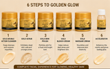 Rija Gold Facial Kit – 6 Step 24K Gold Facial Care Set