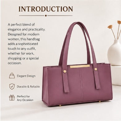Women’s Premium Tote Bag – Elegant PU Leather Shoulder Handbag, Large Capacity Office & Casual Purse