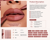 DragonRanee Professional Lip Pencil – Long Lasting Matte Lip Liner (6 PCs Pack)