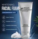 BÉCUTE Cosmetics Whitening Facial Foam – Deep Cleansing Brightening Face Wash (200ml)