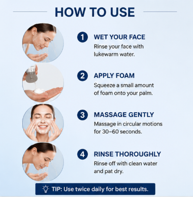 BÉCUTE Cosmetics Whitening Facial Foam – Deep Cleansing Brightening Face Wash (200ml)