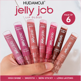 HudaMoji Jelly Job Lip Gloss – 9ml High Shine Lip Gloss