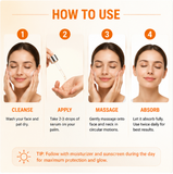 PURE Beauty Vitamin C Face Serum – 30ml Brightening & Hydrating Facial Serum