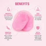 Silicone Moisturizing Socks – Reusable Hydrating Gel Spa Socks for Dry & Cracked Feet