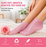Silicone Moisturizing Socks – Reusable Hydrating Gel Spa Socks for Dry & Cracked Feet